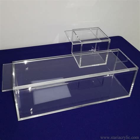 sliding lid metal box|box with sliding lid acrylic.